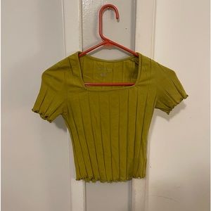 American Eagle Ribbed Crop Top